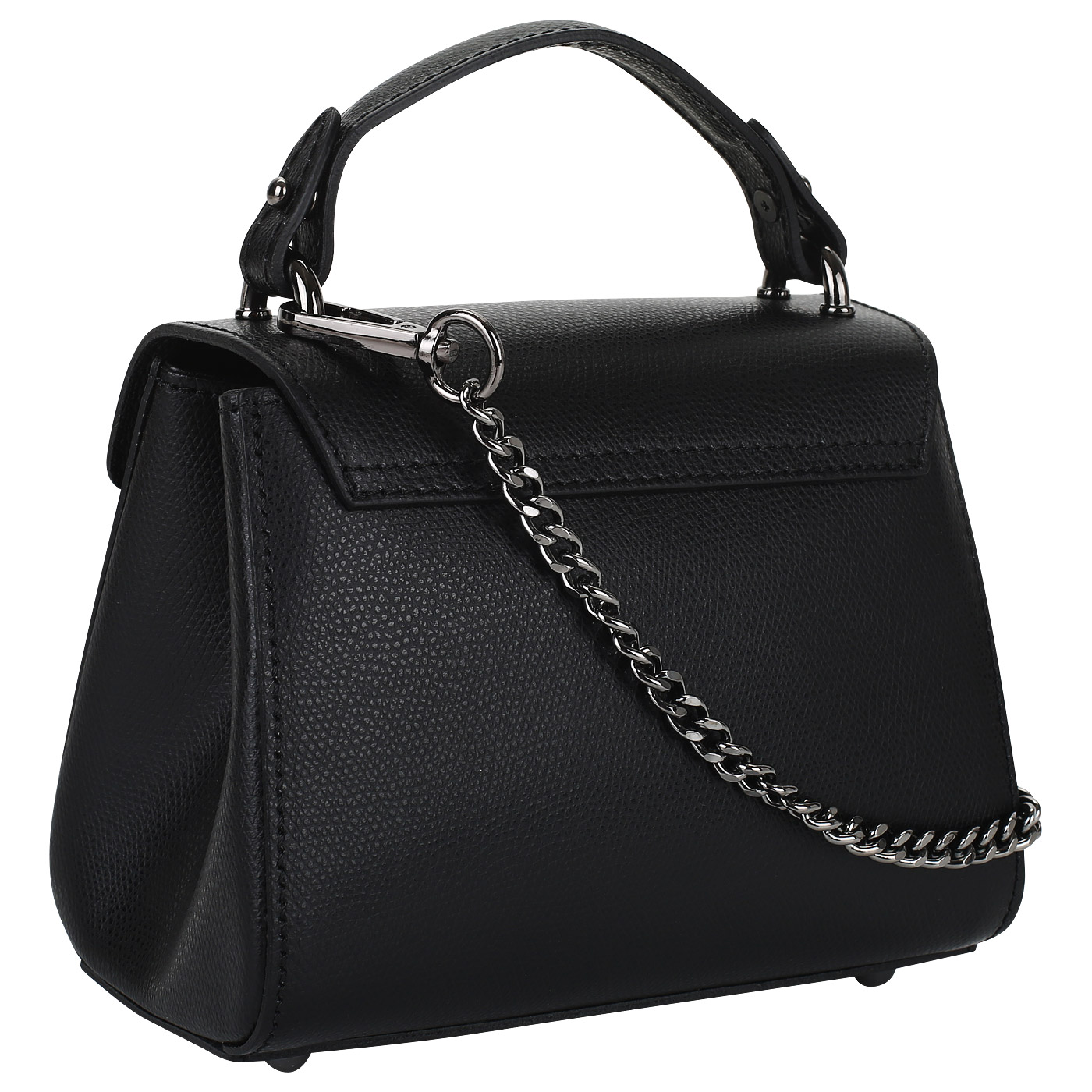 Тисненая кожаная сумочка Piumelli Mini P