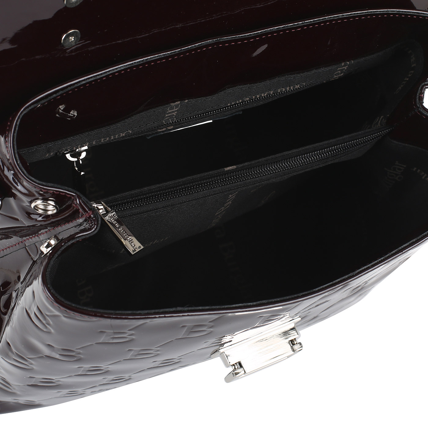 Лакированная сумка-сэтчел Sara Burglar Diva