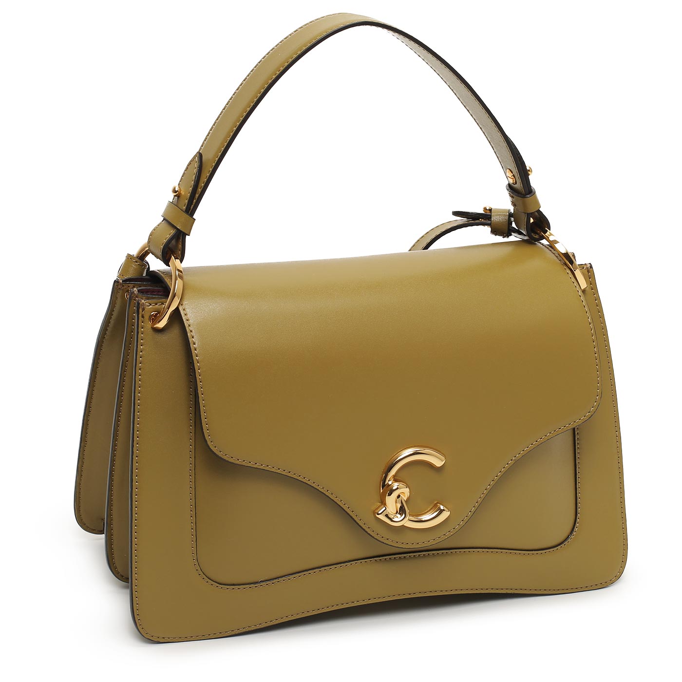 Кожаная сумка Coccinelle Coccinelle C-Me Calf and Marb