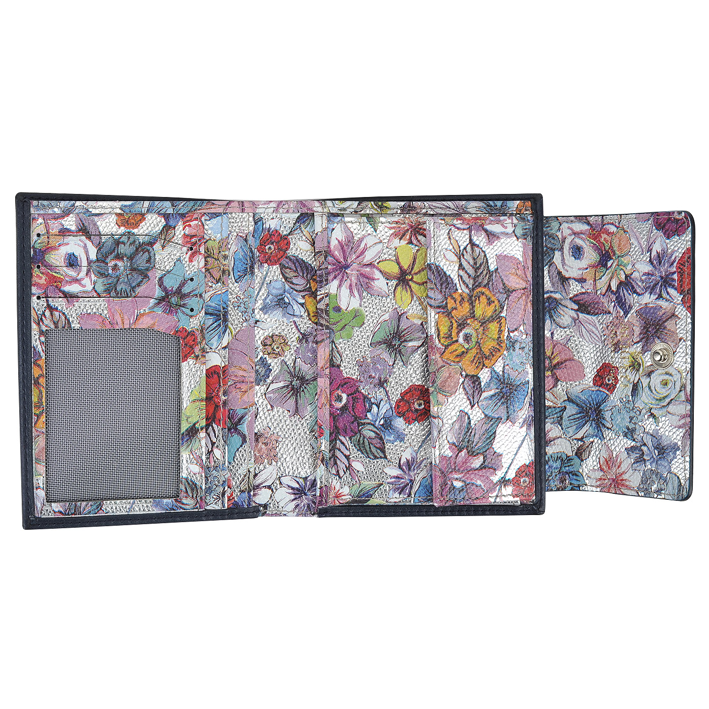 Женское портмоне из матовой гладкой кожи Aurelli Luna fiore