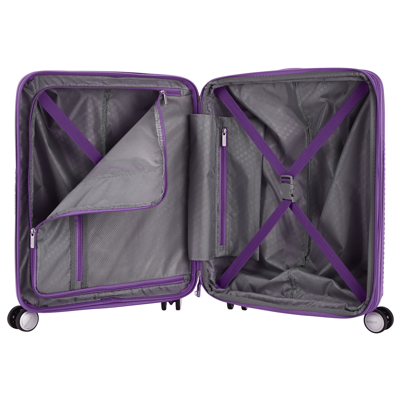 Чемодан для ручной клади из полипропилена с кодовым замком American Tourister Soundbox