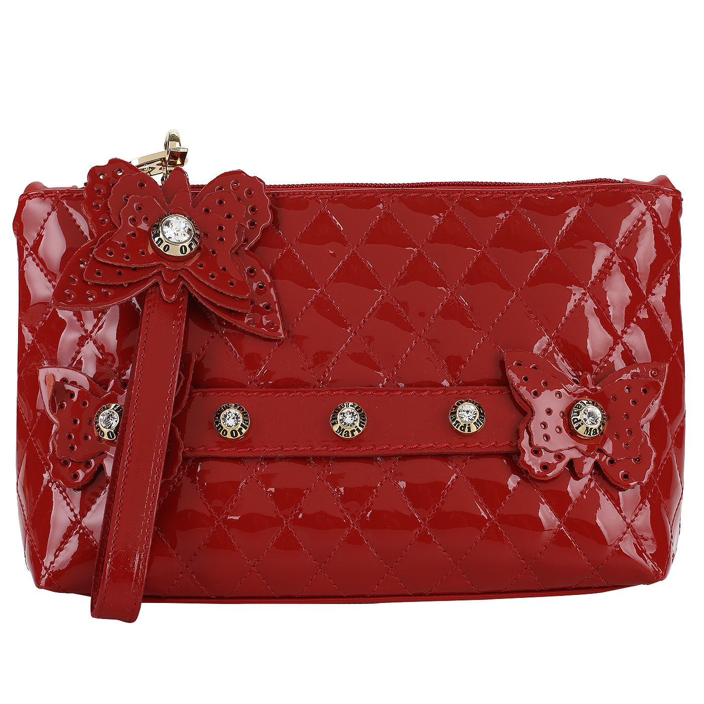 Marino Orlandi Клатч из лакированной кожи