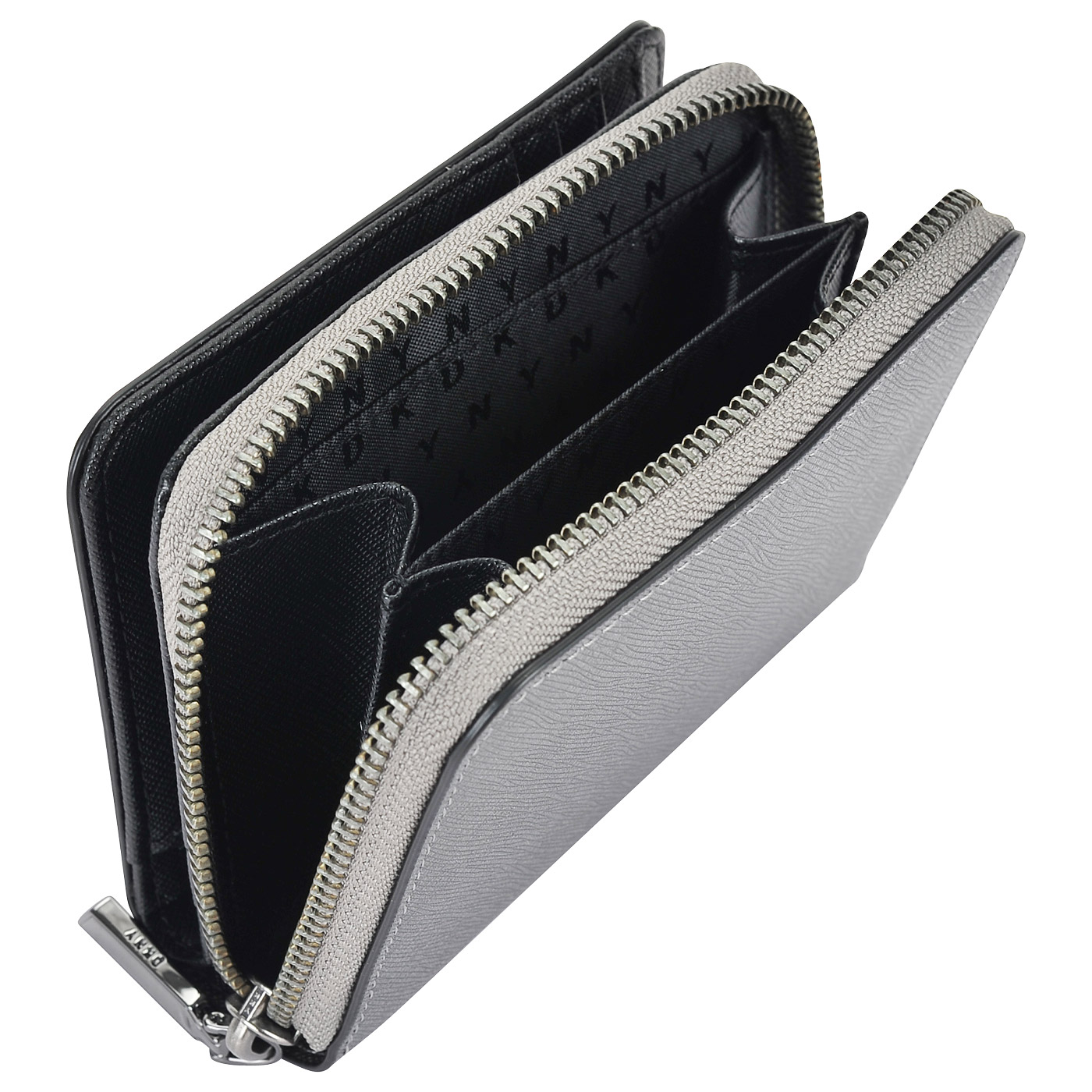 Женское портмоне из сафьяновой кожи DKNY Saffiano