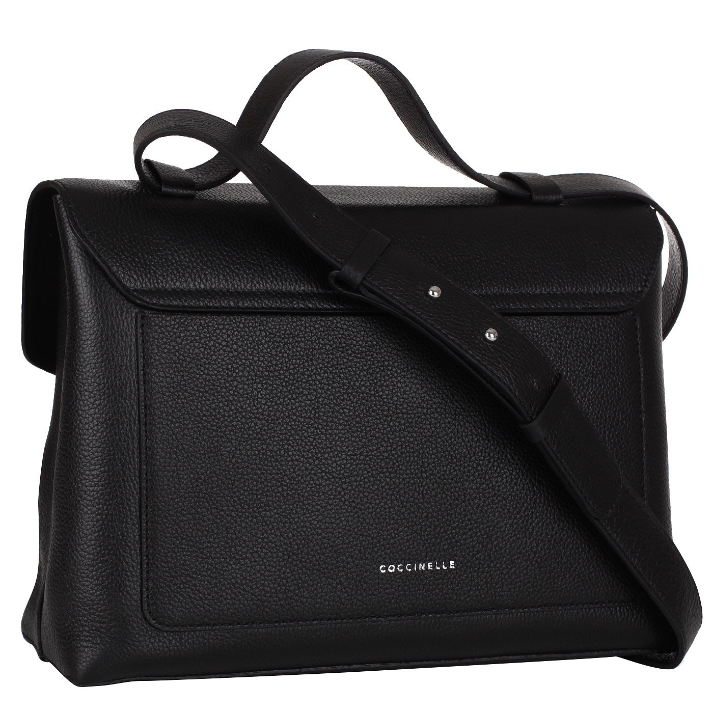 Мягкая сумка из натуральной кожи Coccinelle Ambrine cross