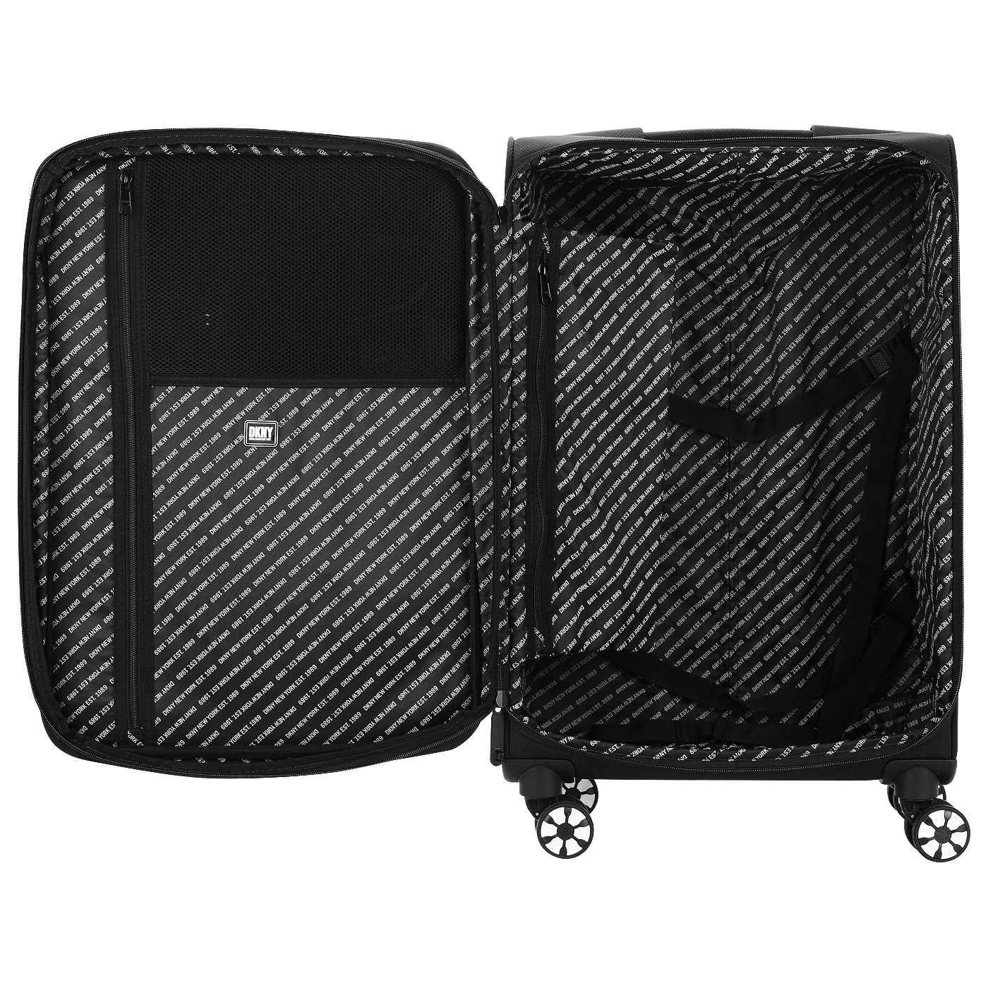 Чемодан средний M тканевый с кодовым замком DKNY DKNY-305 Globe Trotter