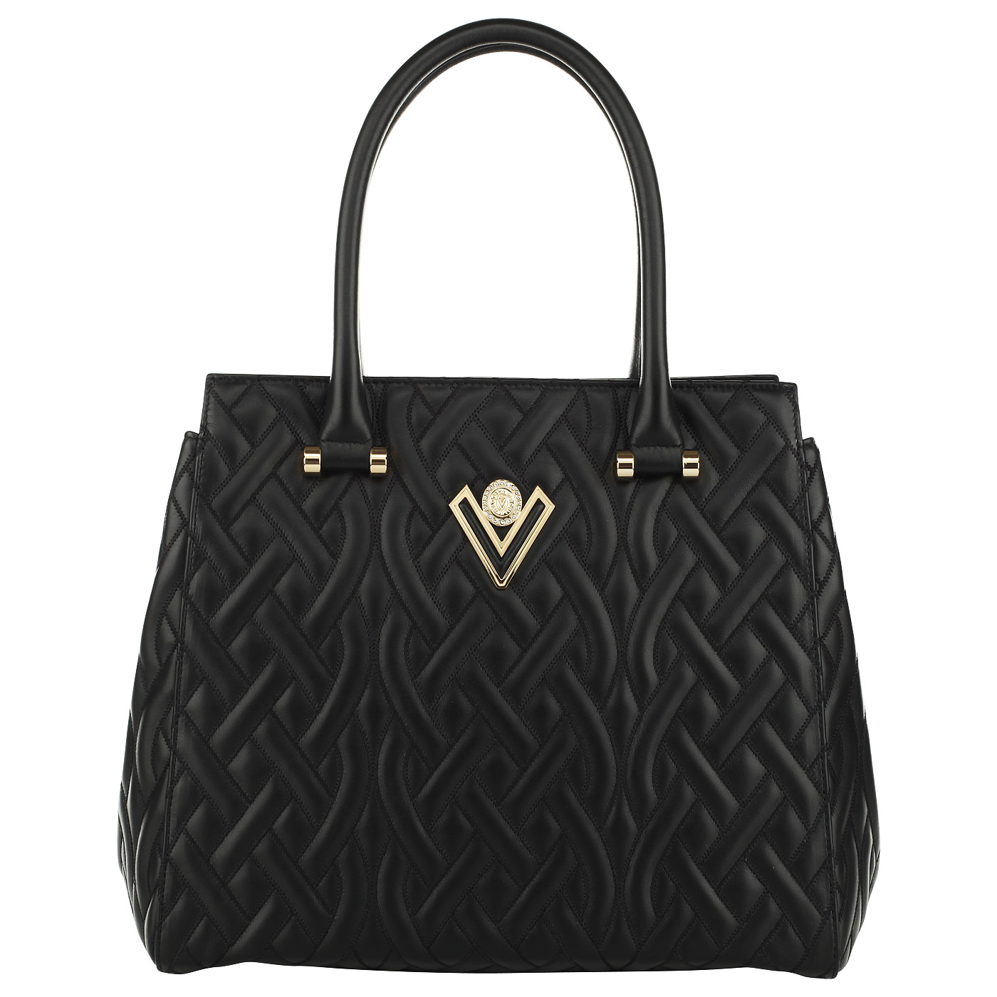 Valentino Orlandi Стеганая сумка из кожи