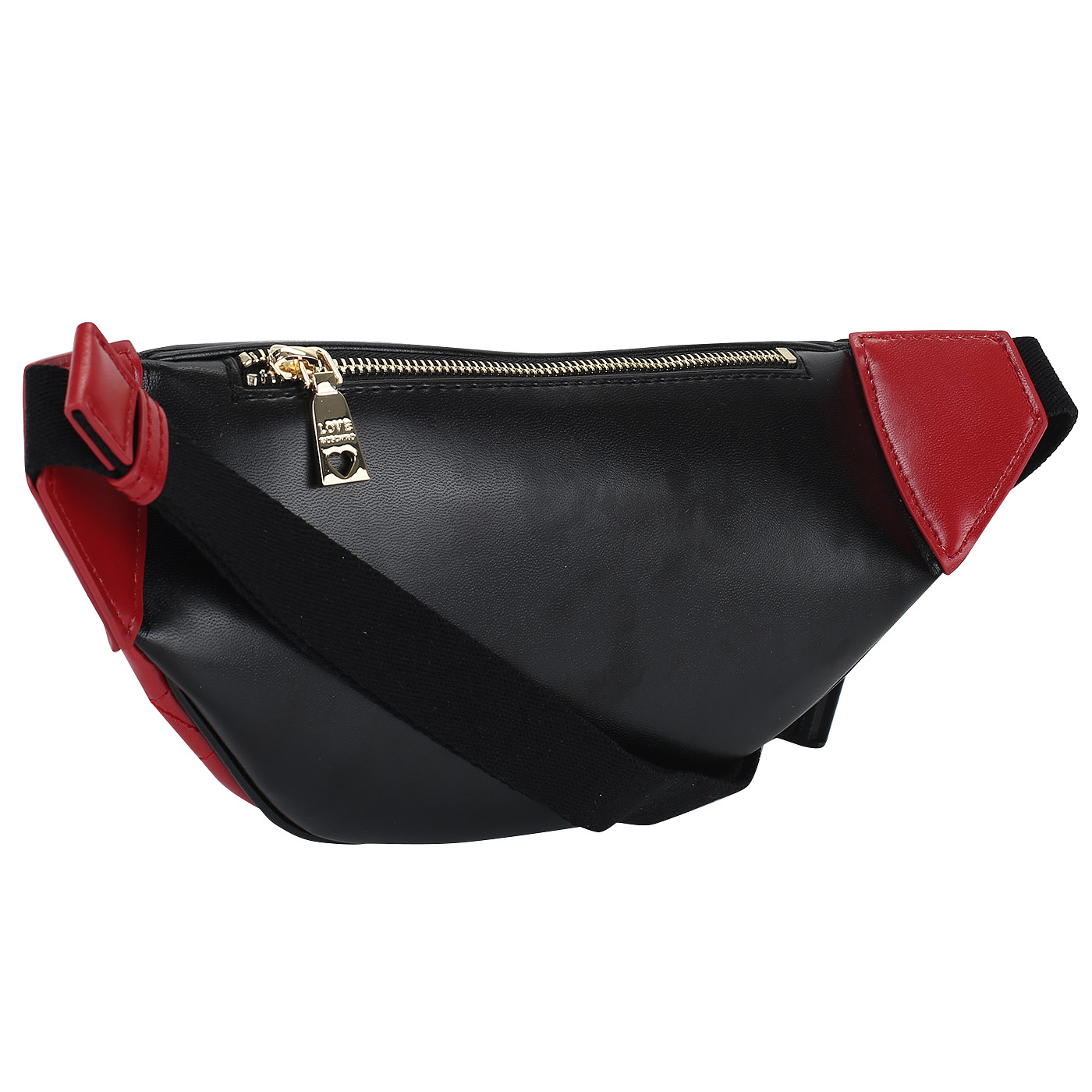 Поясная сумочка Love Moschino Striped Quilted