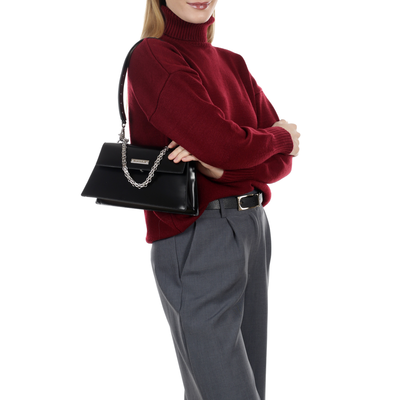 Кожаная сумка Cromia Alida