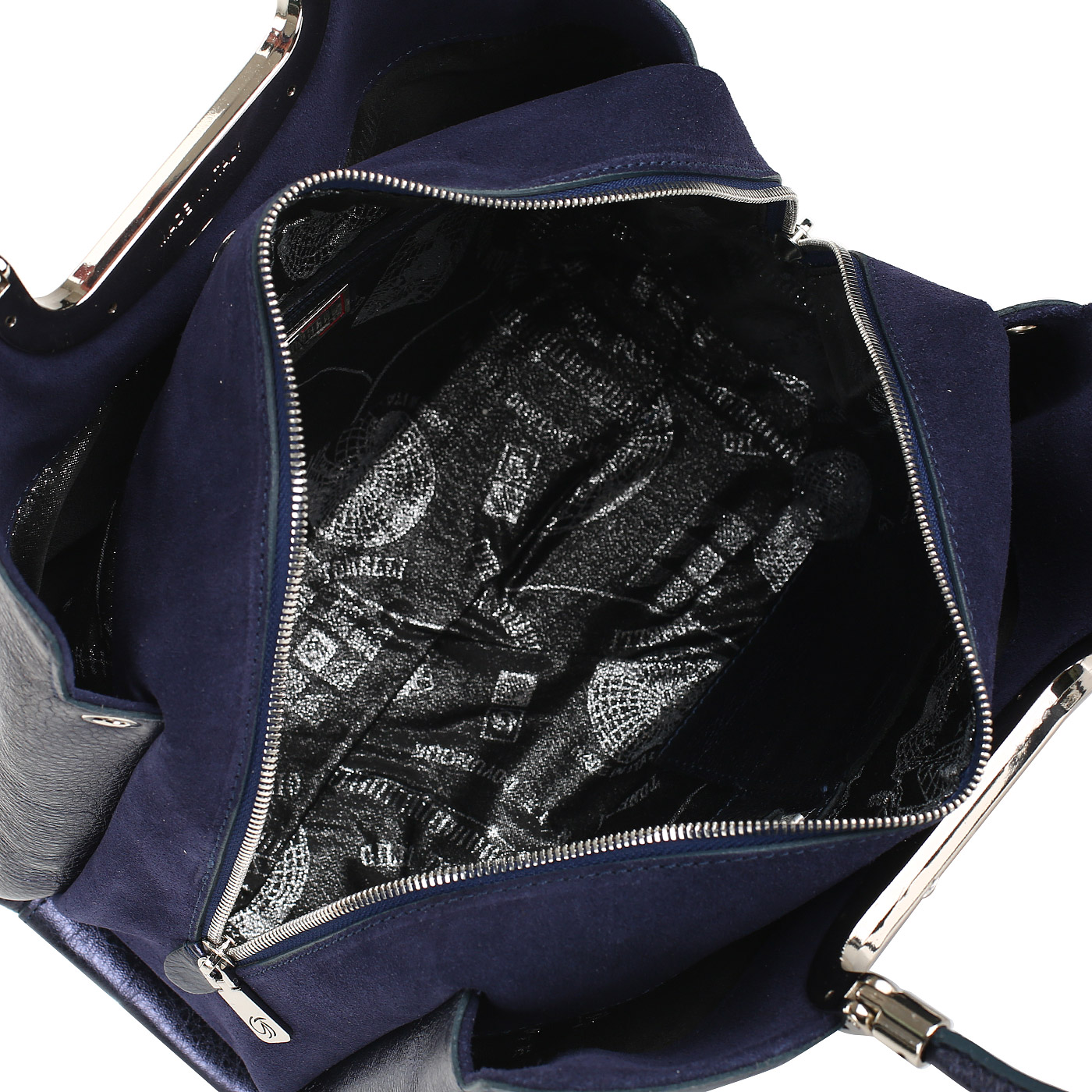 Комбинированная сумка с декором Gilda Tonelli Cinzano Camoscio