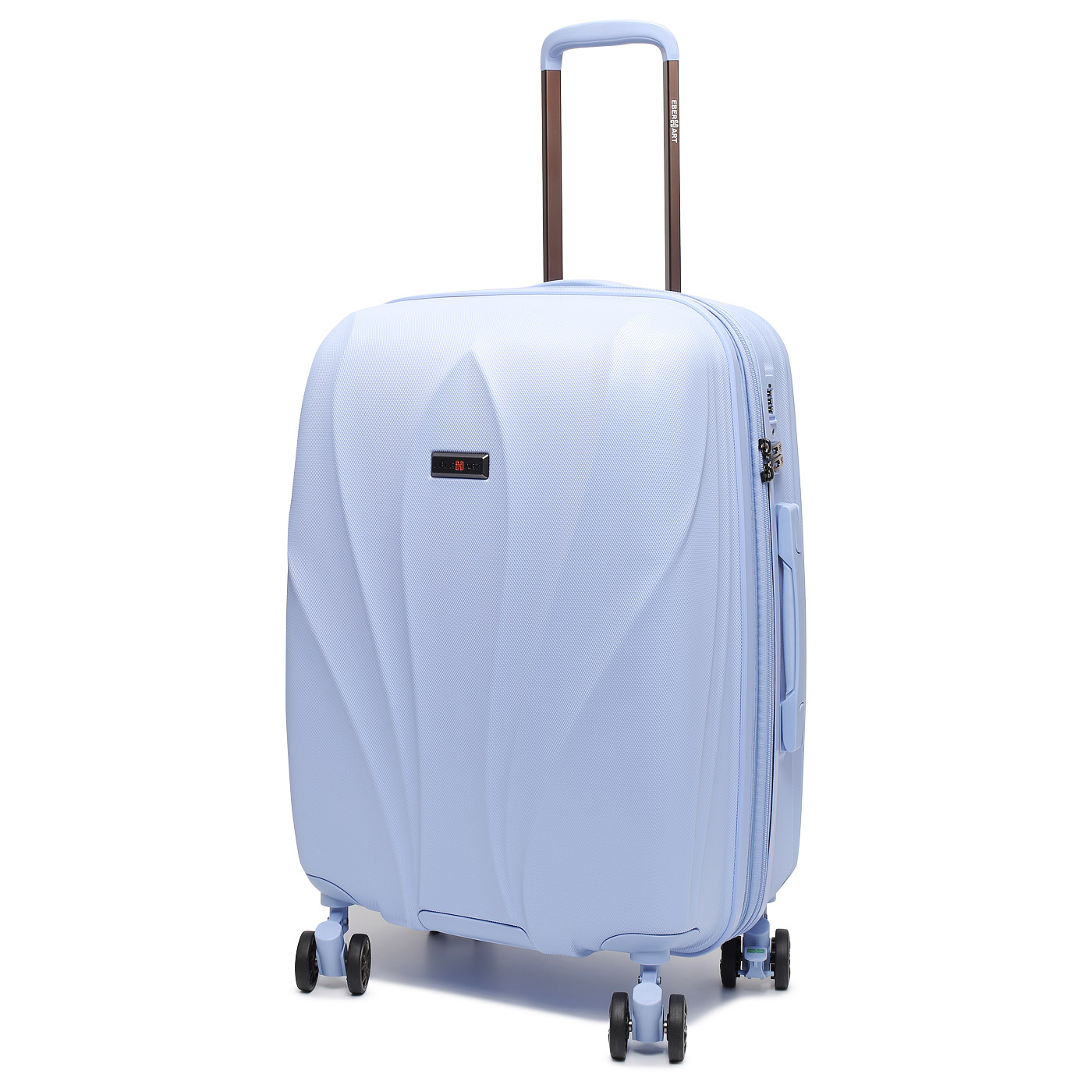 Eberhart Чемодан с весами и амортизированными колесами