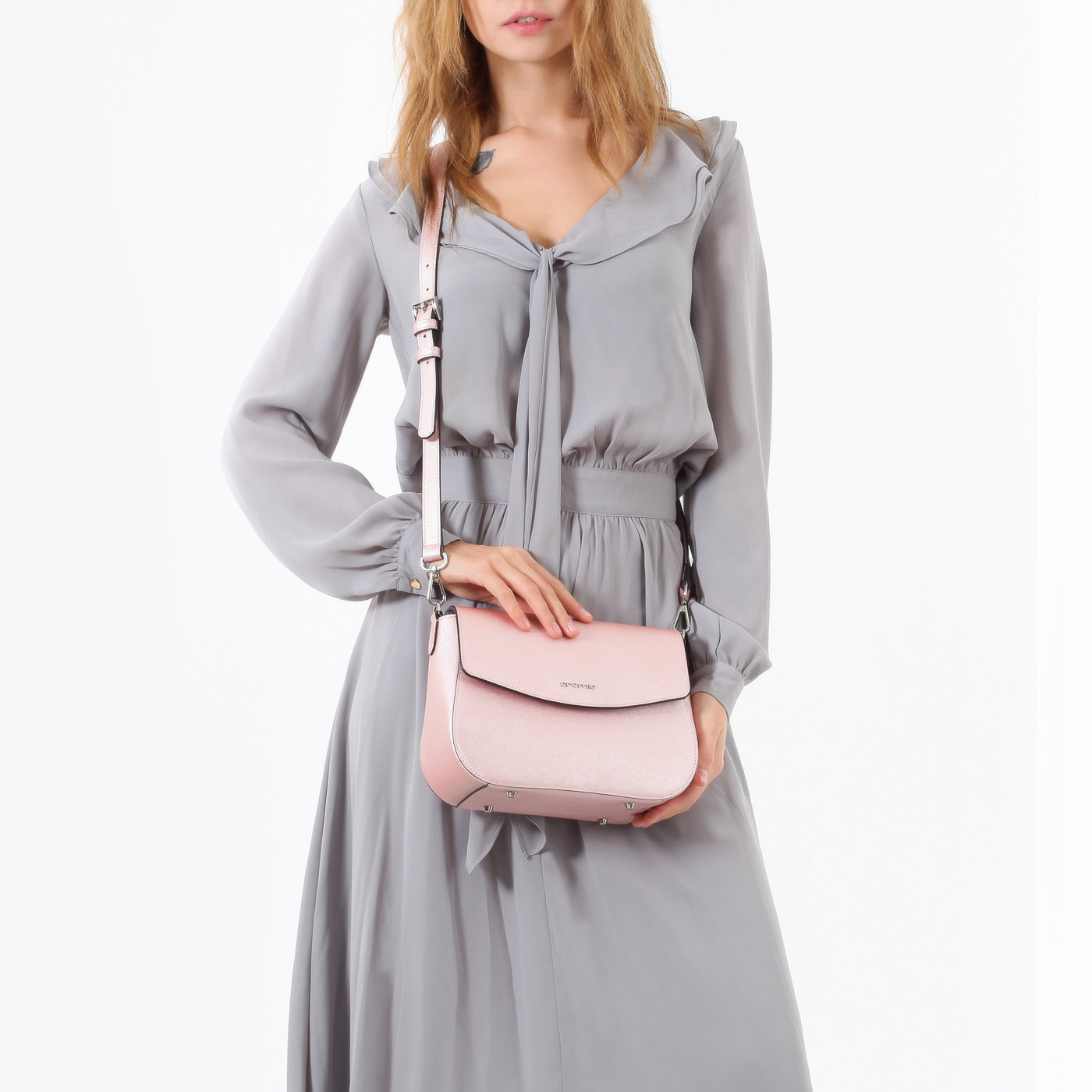 Розовая сумочка Cromia Perla