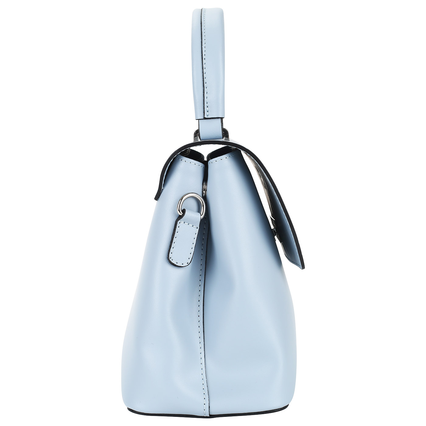 Кожаная сумка голубого цвета Sara Burglar Diva Dama