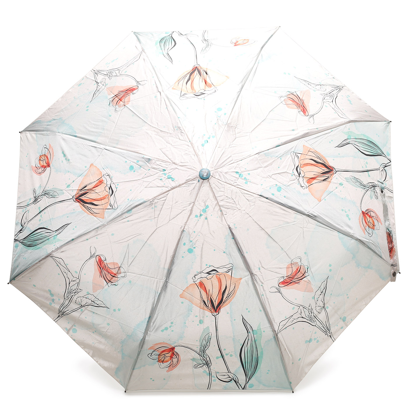 Зонт в четыре сложения Russian Look 