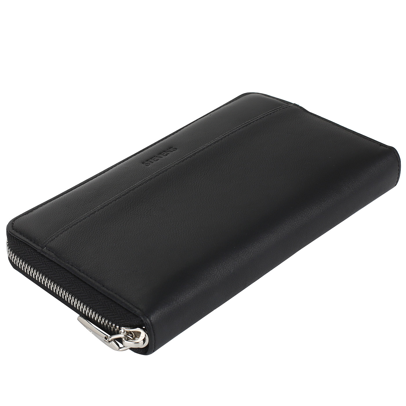 Кожаное портмоне на молнии Stevens 