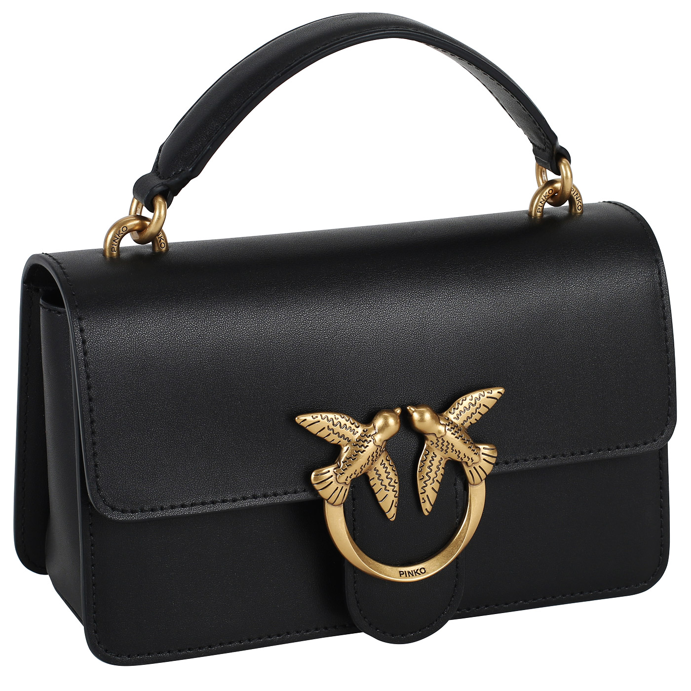 Кожаная сумка Pinko Love One
