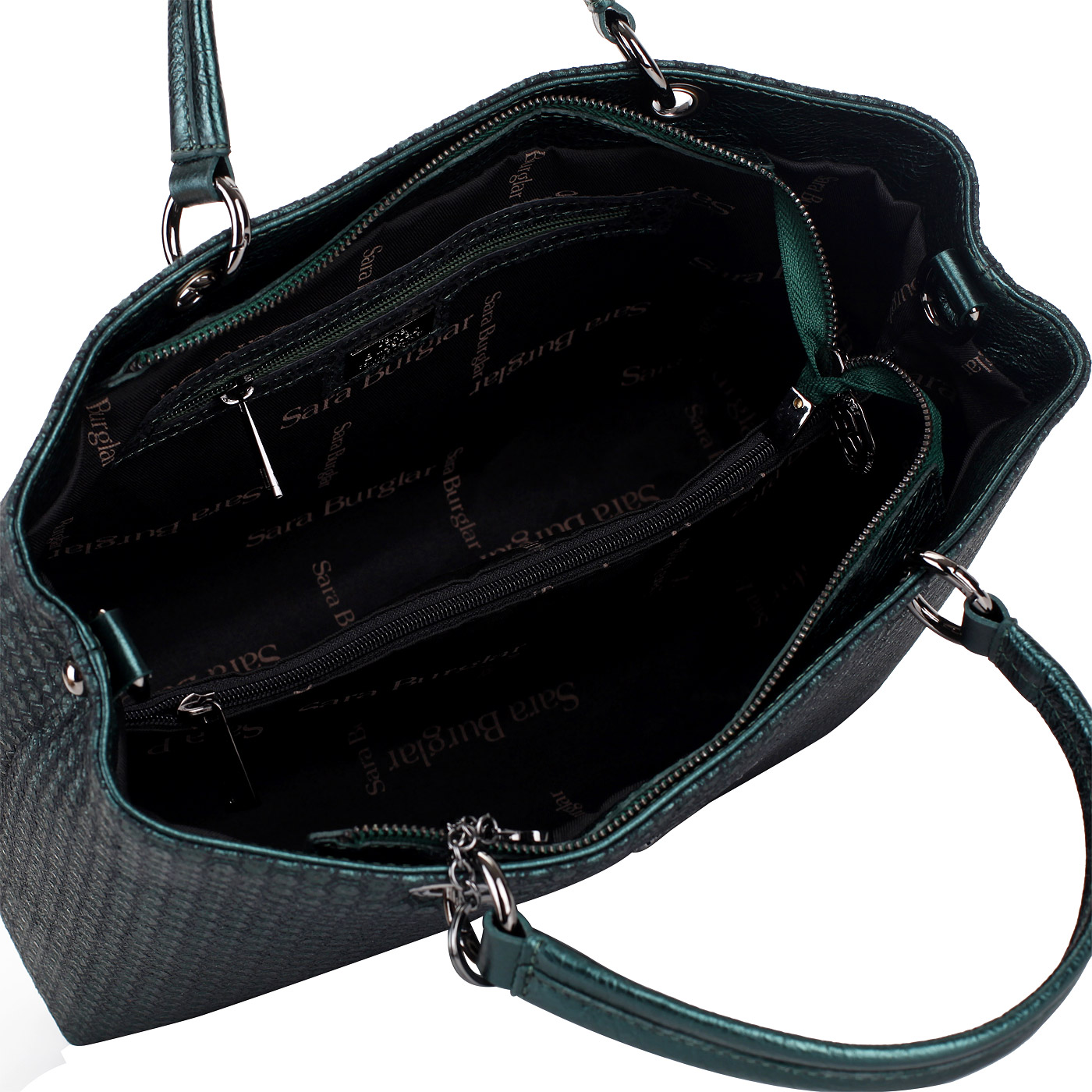 Тисненая сумка на молнии Sara Burglar Cherie Cometa