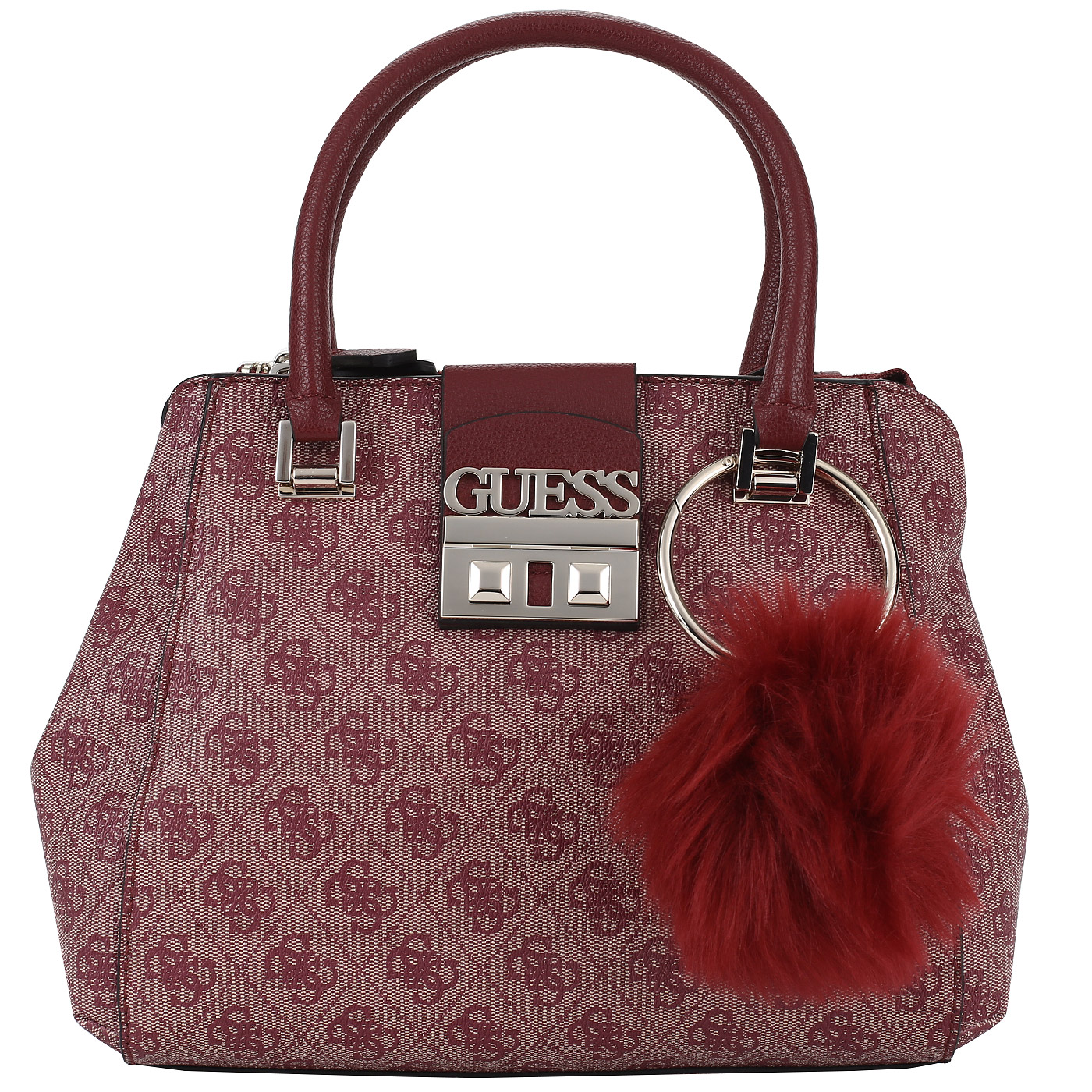 Guess Красная сумка на молнии