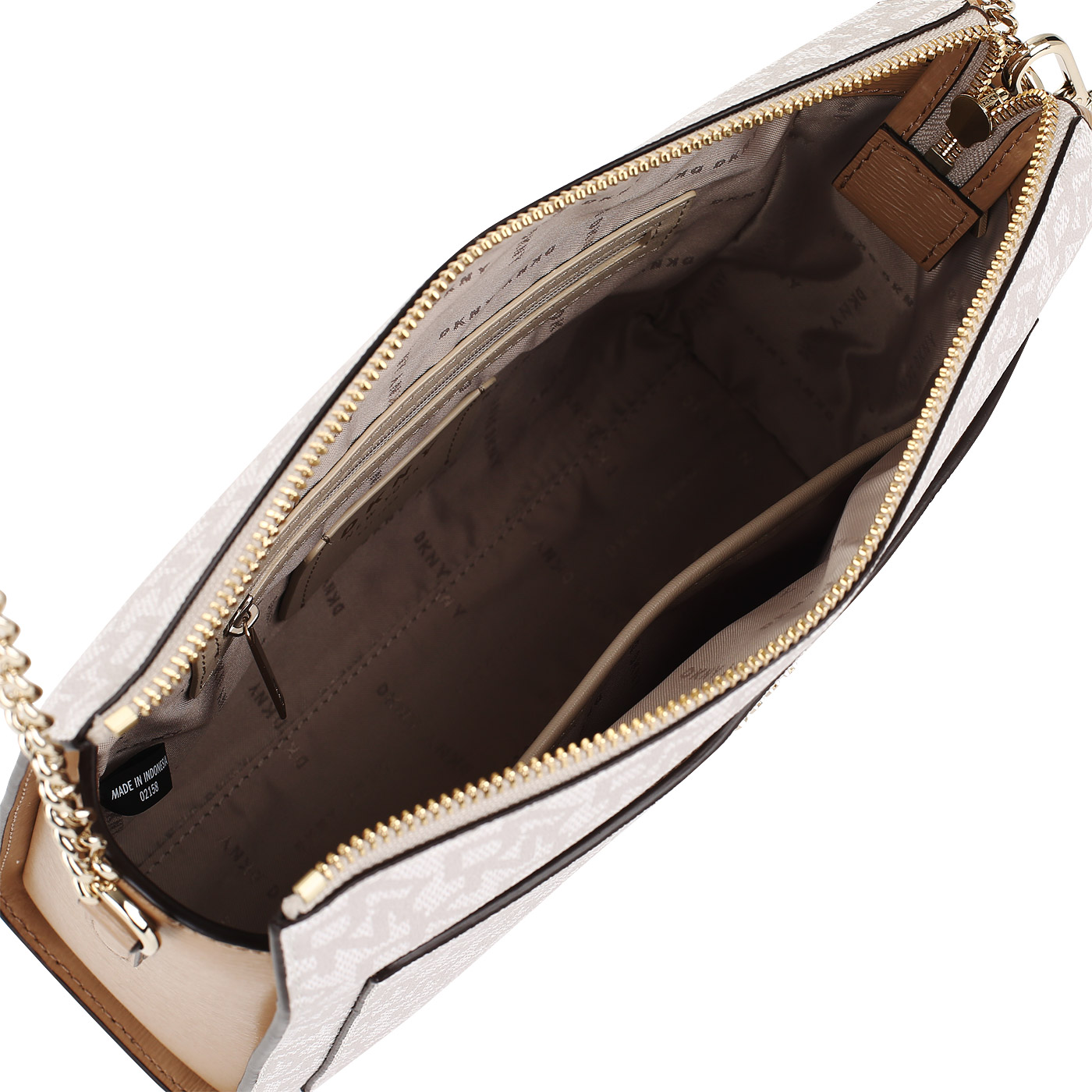 Сумочка с ремешком на цепочке DKNY Coated Logo