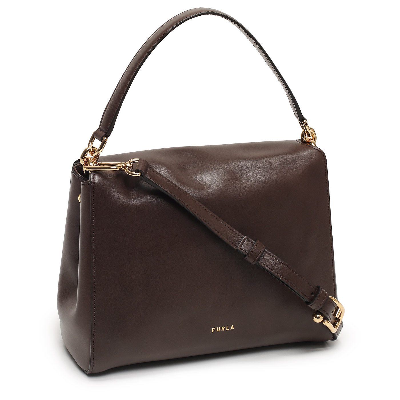 Кожаная сумка Furla Domus