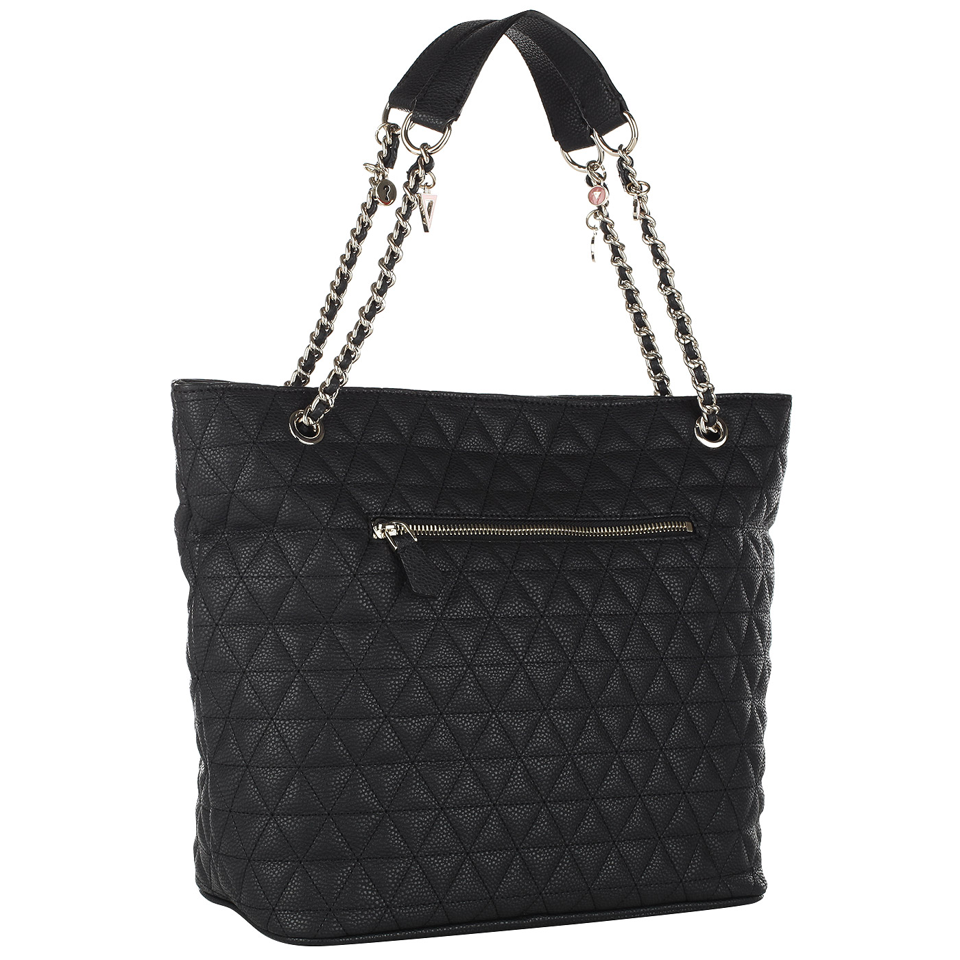 Стеганая сумка на кнопке Guess Fleur