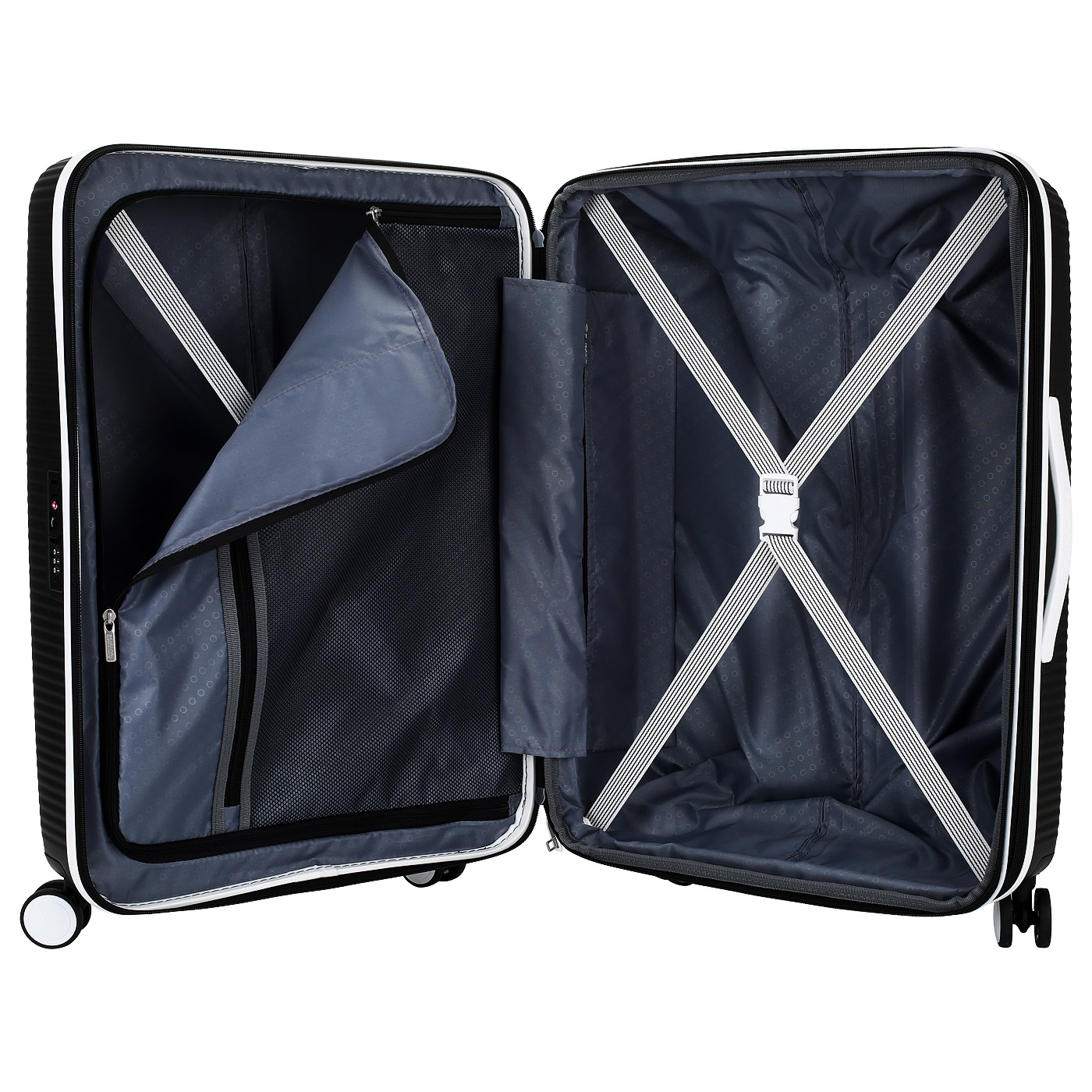 Чемодан средний M из полипропилена с кодовым замком American Tourister Soundbox