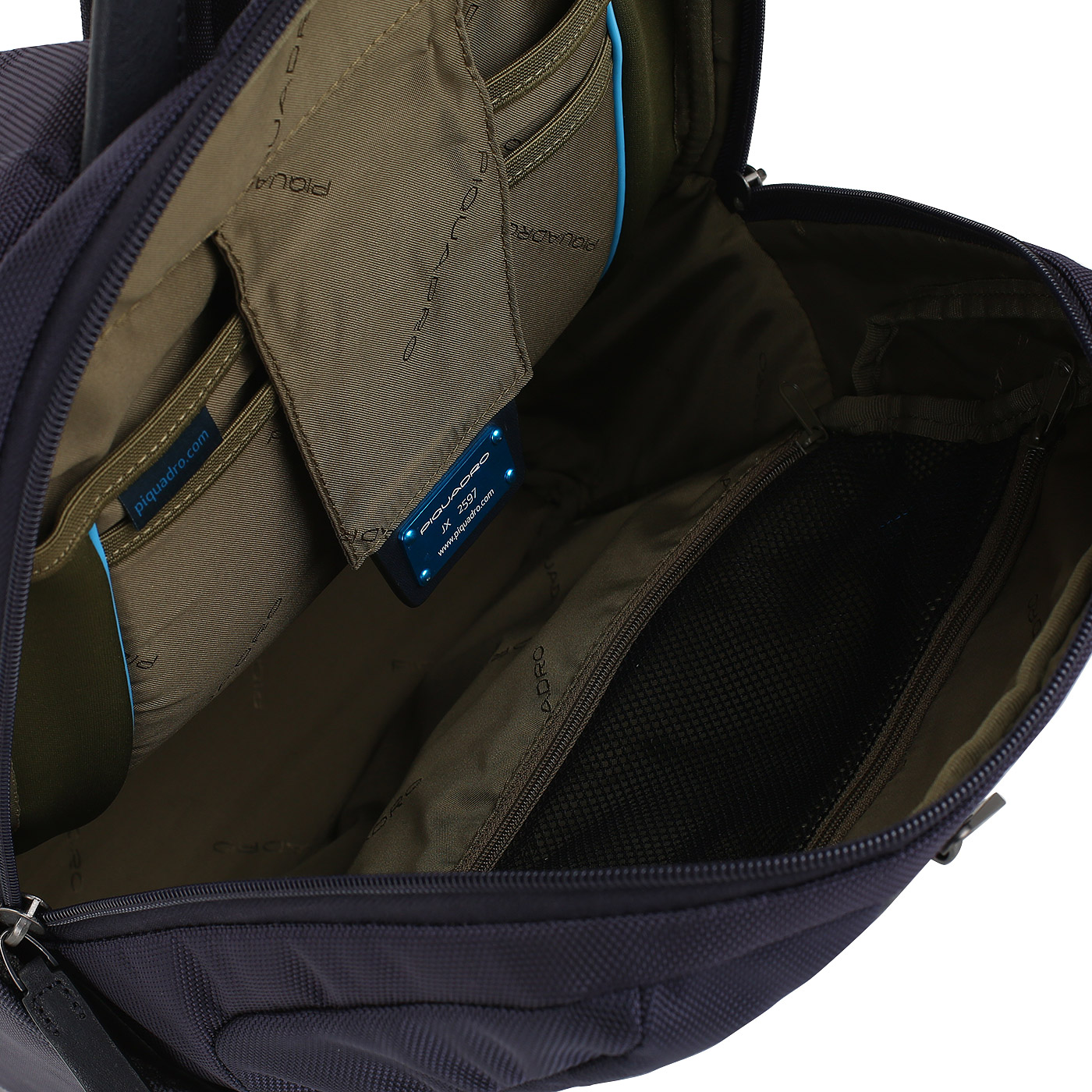 Синий деловой рюкзак Piquadro Brief