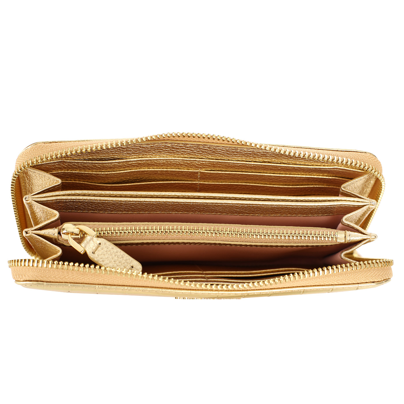 Кожаное портмоне Coccinelle Metallic Croco