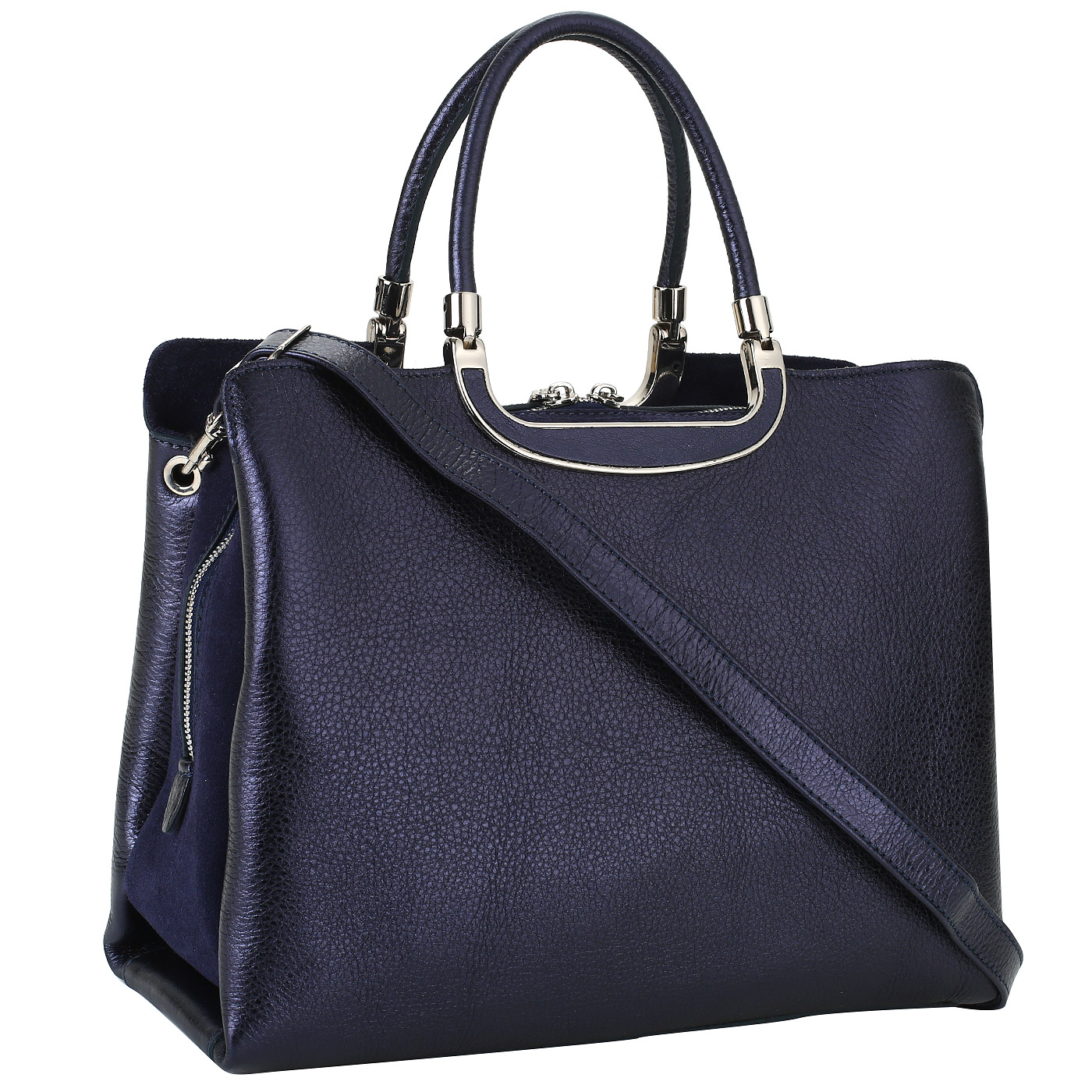 Комбинированная сумка с декором Gilda Tonelli Cinzano Camoscio