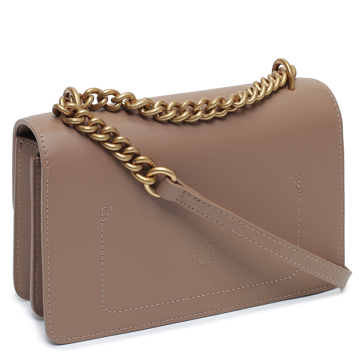 Сумка через плечо с цепочкой Pinko Love One