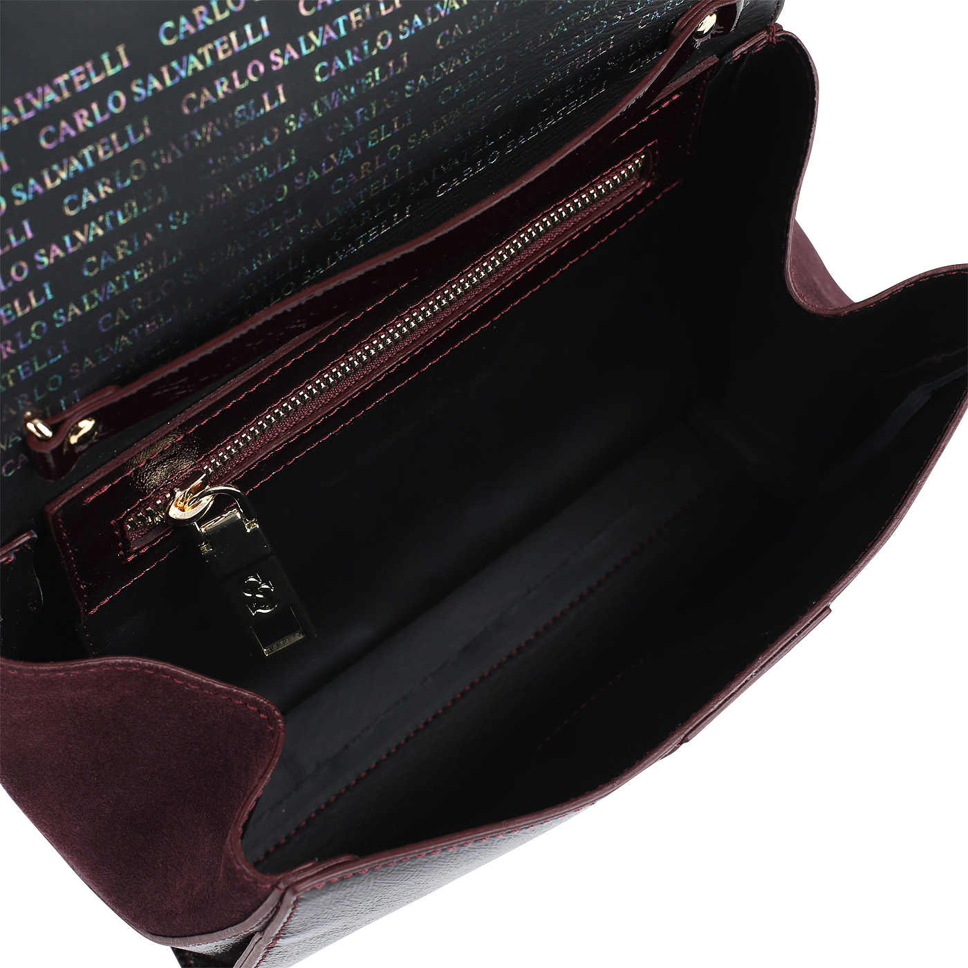 Кожаная сумка с напылением Carlo Salvatelli Naplak