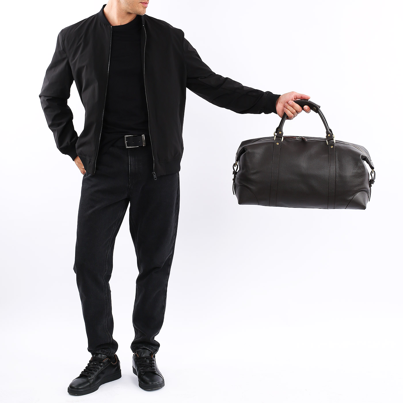 Кожаная дорожная сумка Stevens