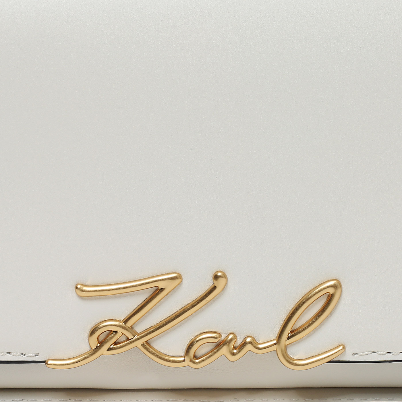 Кожаная сумка Karl Lagerfeld Signature
