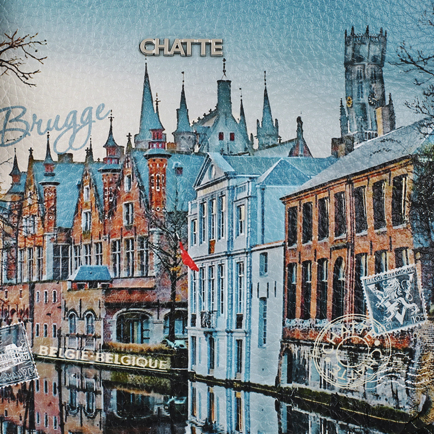 Мягкая сумочка на молнии Chatte 