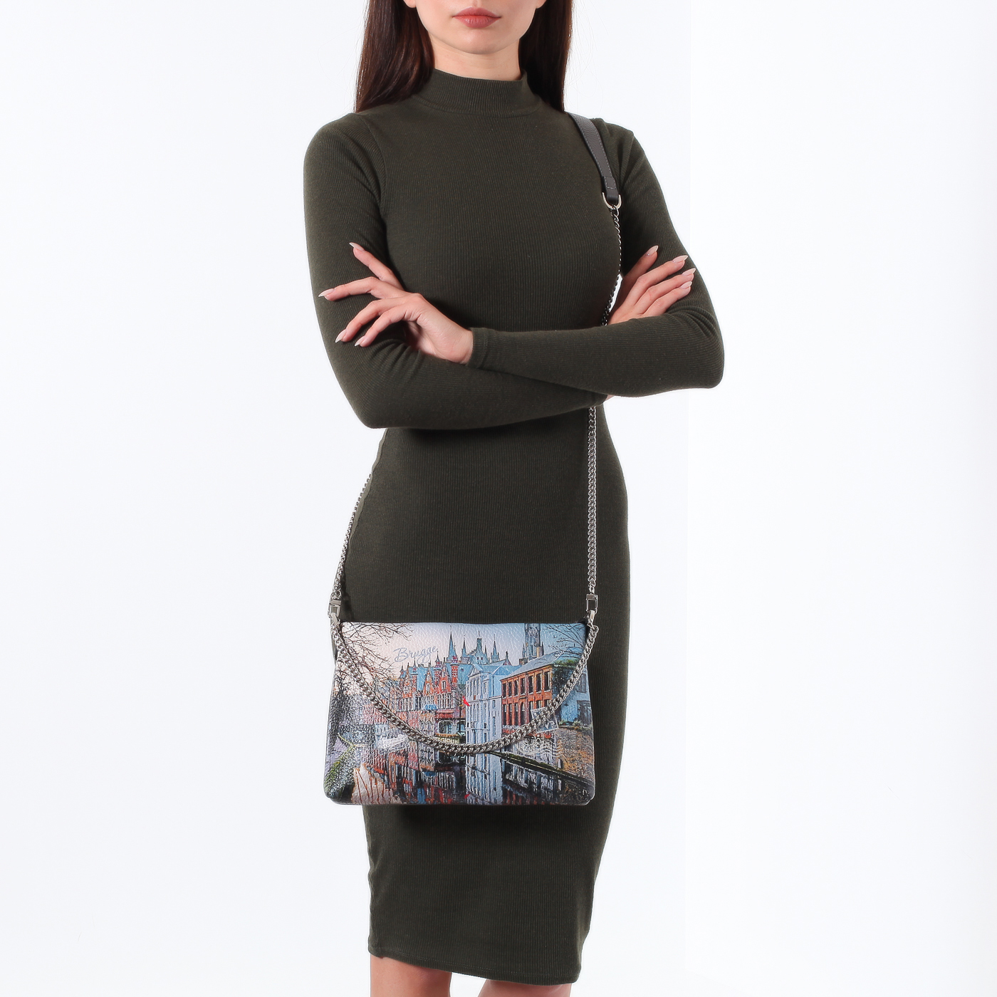 Сумочка из мягкой кожи Chatte 