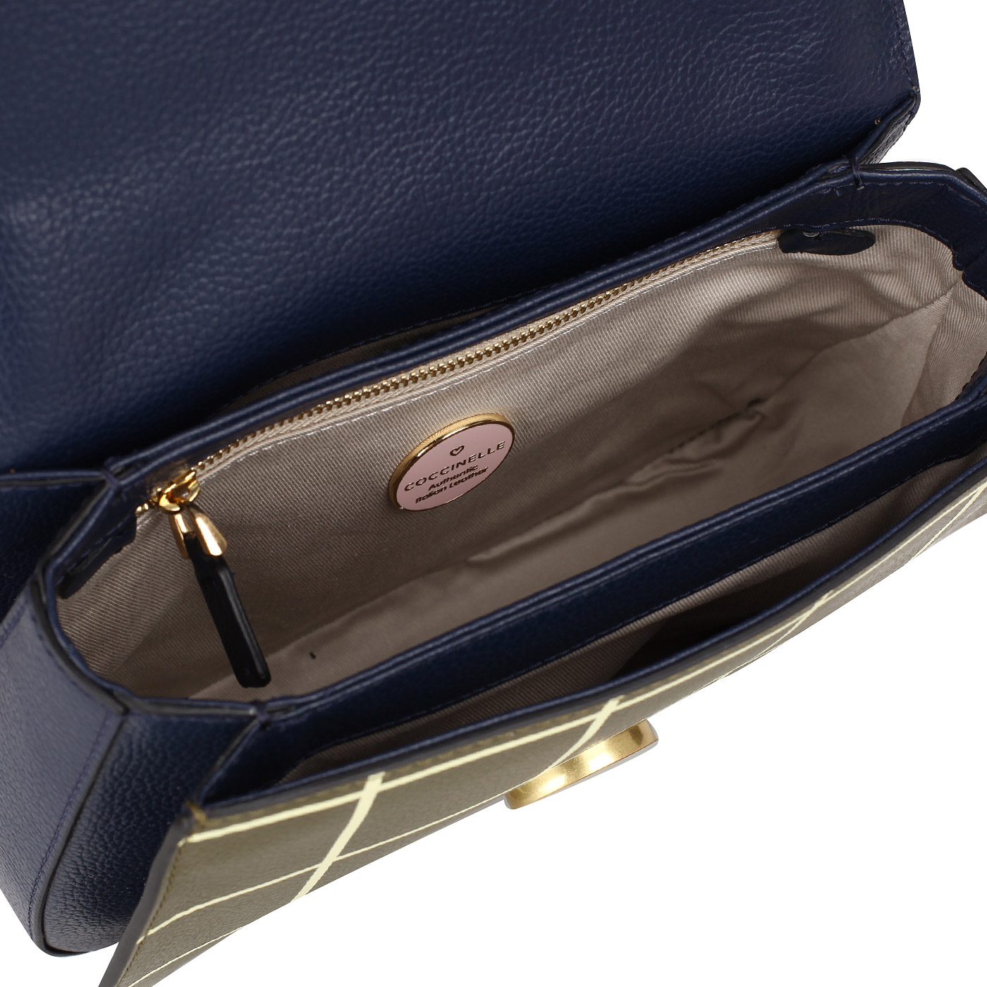 Клетчатая сумочка Coccinelle Craquante Tiles Print