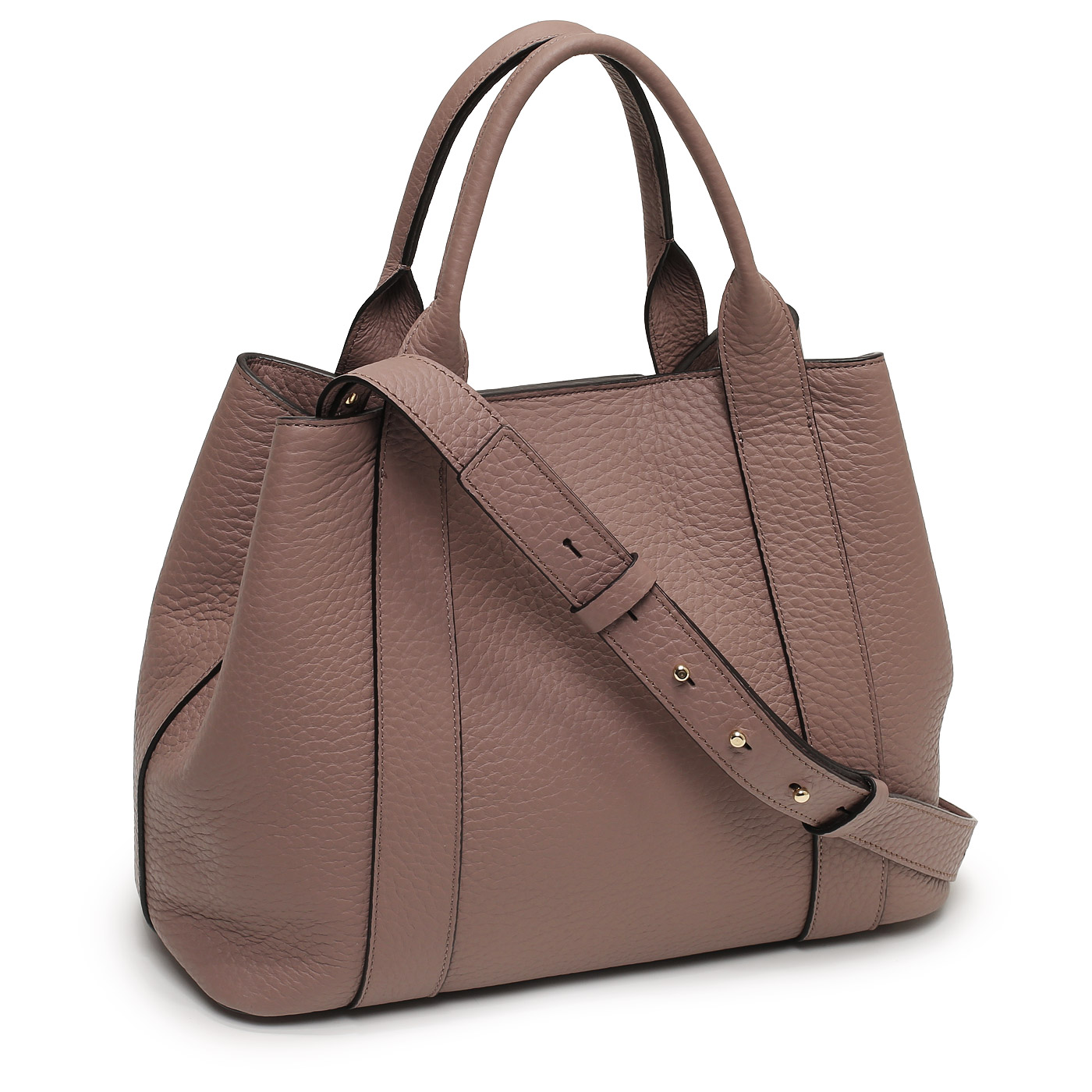 Кожаная сумка Carlo Salvatelli Double