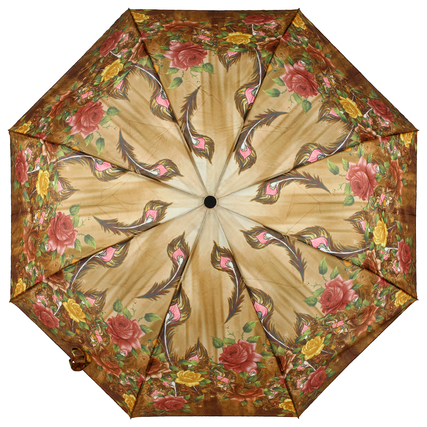 Складной зонт с розами Raindrops 