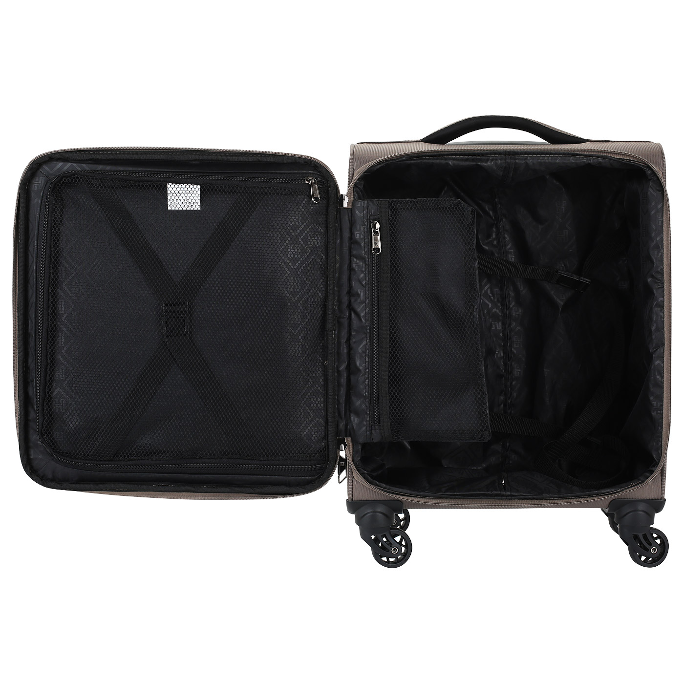 Чемодан маленький S тканевый с кодовым замком Eberhart Liberty