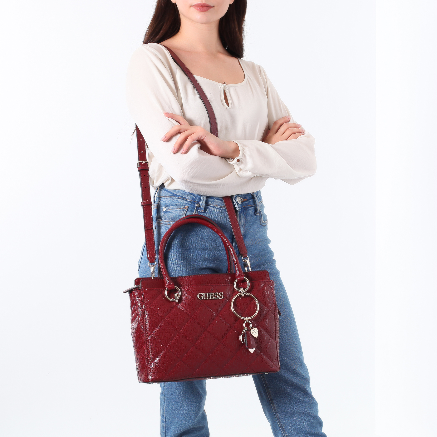 Сумка со съемным ремешком Guess Wilona