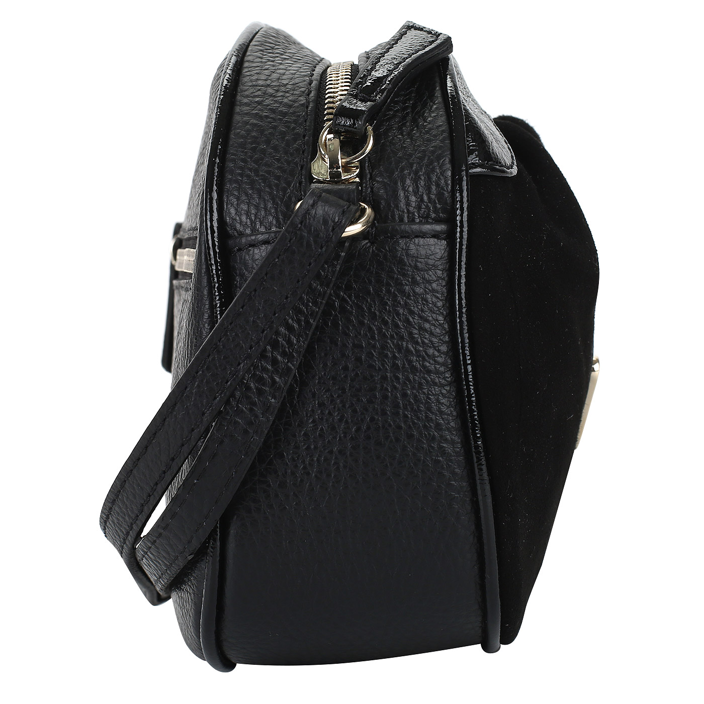 Кожаная сумочка на молнии Marina Creazioni 