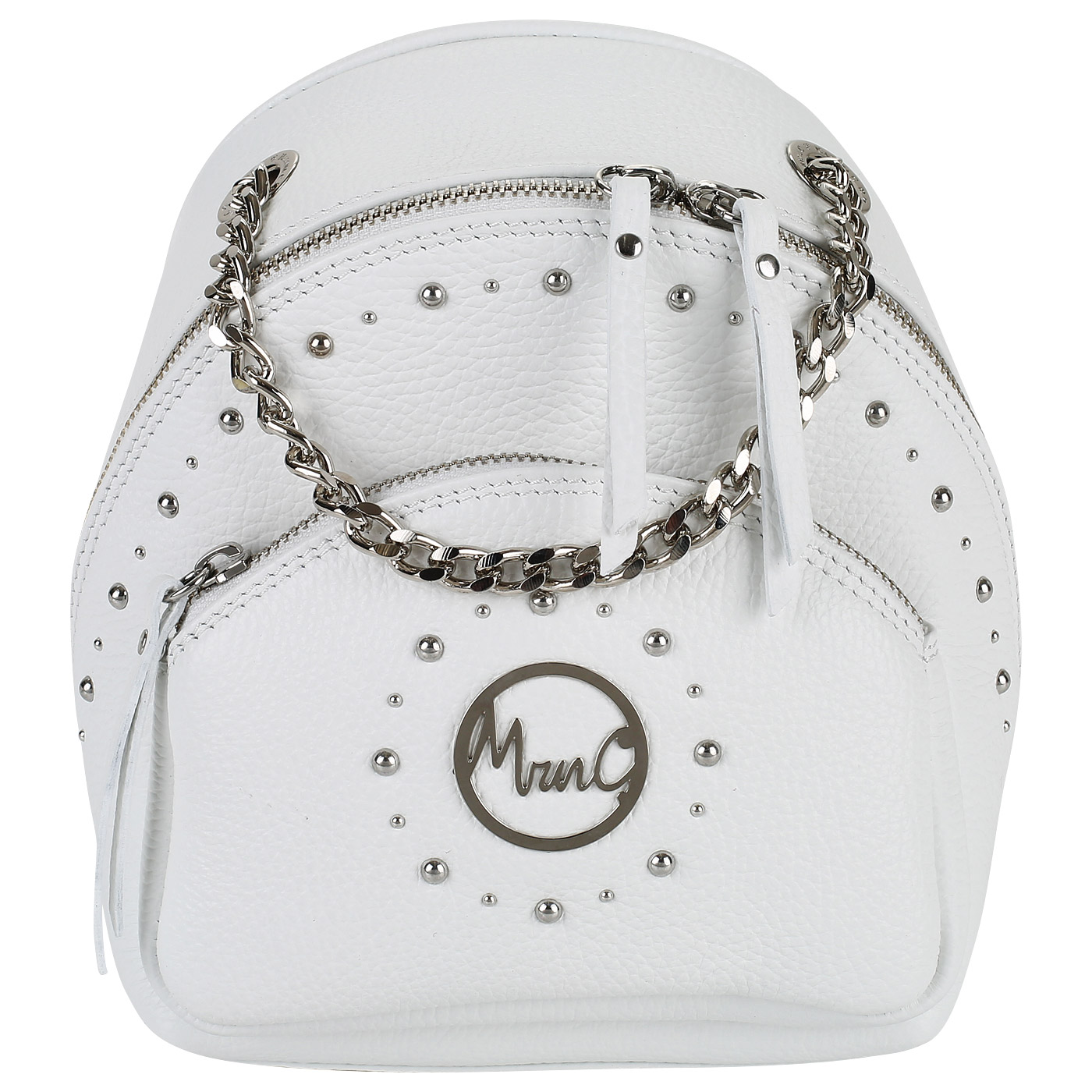 Marina Creazioni Кожаный рюкзак с клепками