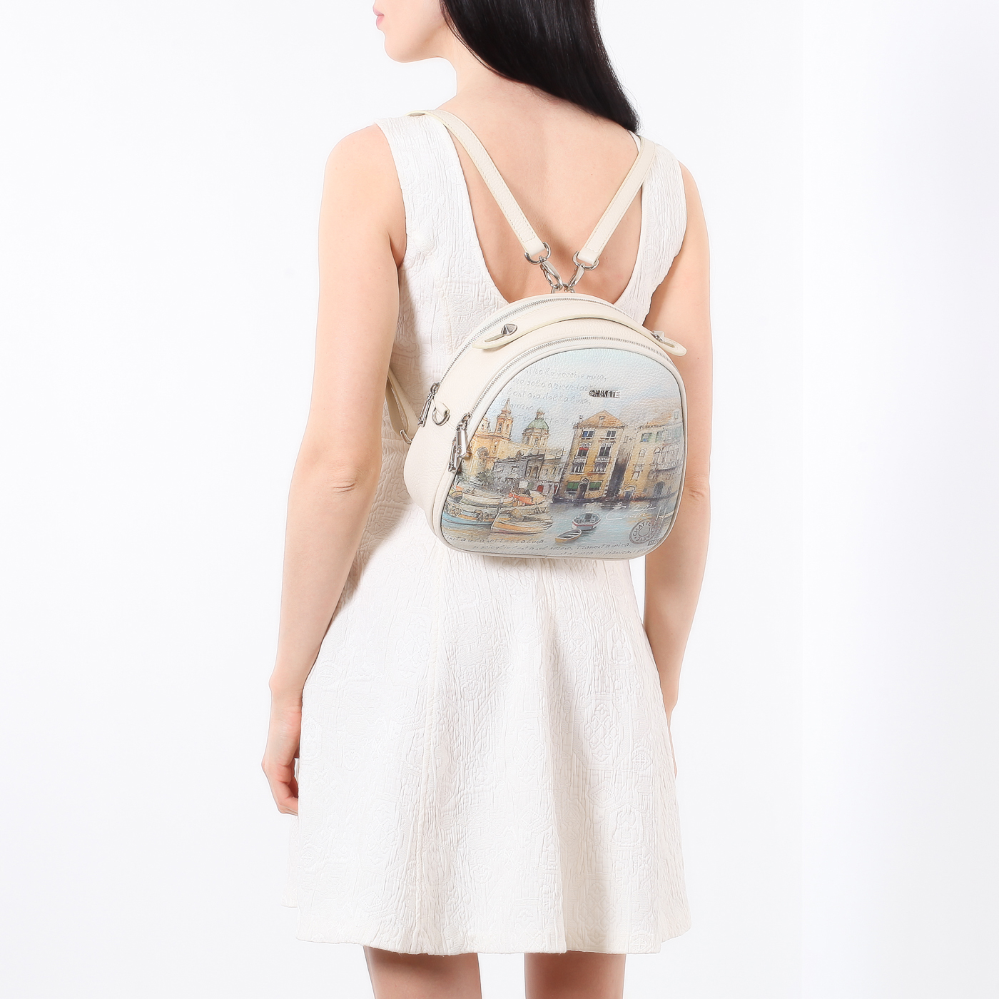 Городской рюкзак с принтом Chatte Lille