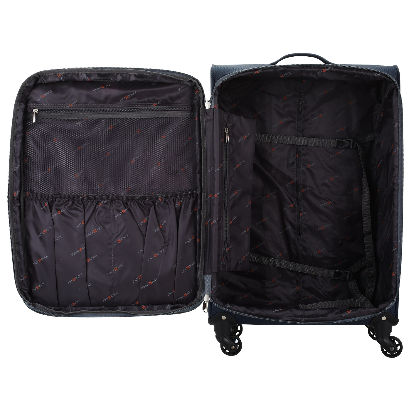 Чемодан средний M тканевый Eberhart Oxygen