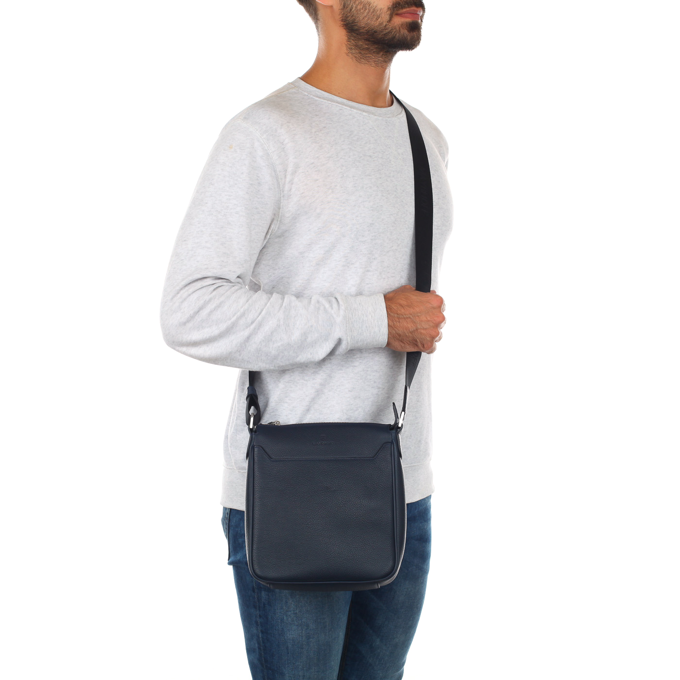 Мужская кожаная сумка через плечо Mayrhoff Berlin