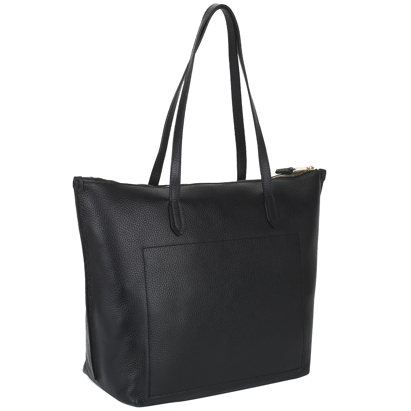 Черная кожаная сумка Furla Luce