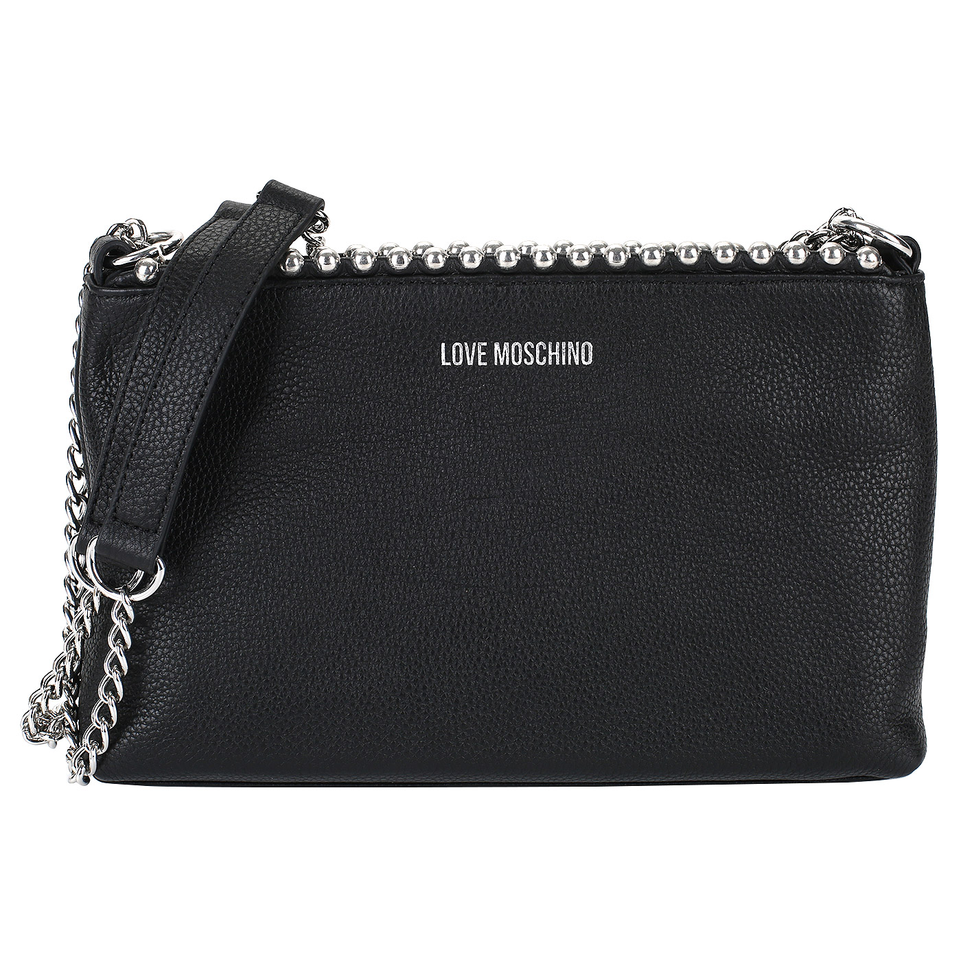 Love Moschino Черная женская сумочка из натуральной кожи