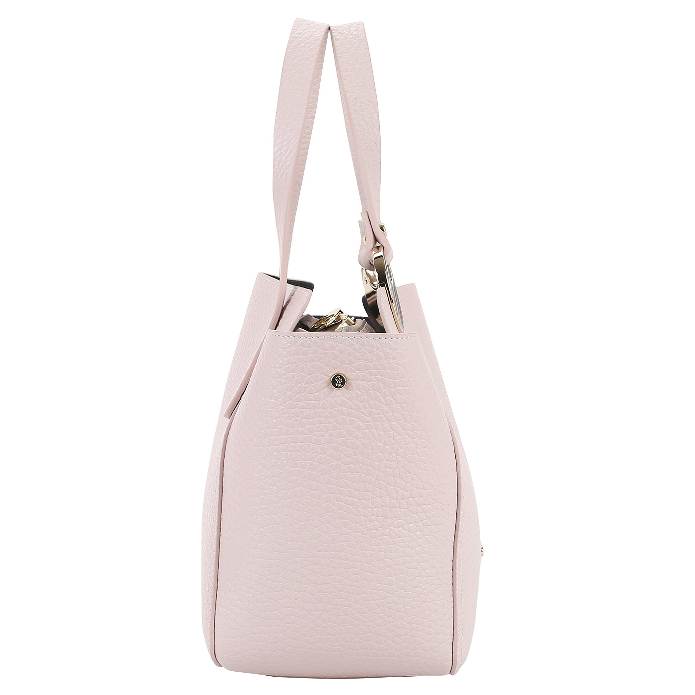 Сумка-трапеция из натуральной кожи Carlo Salvatelli Cervino