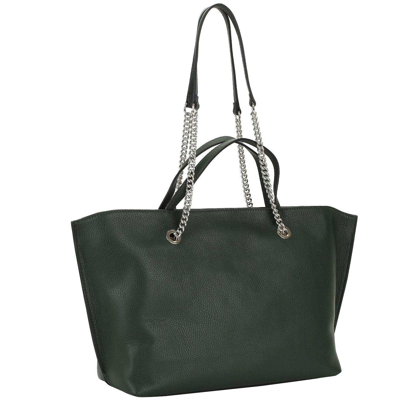 Вместительная кожаная сумка Cromia Corinna