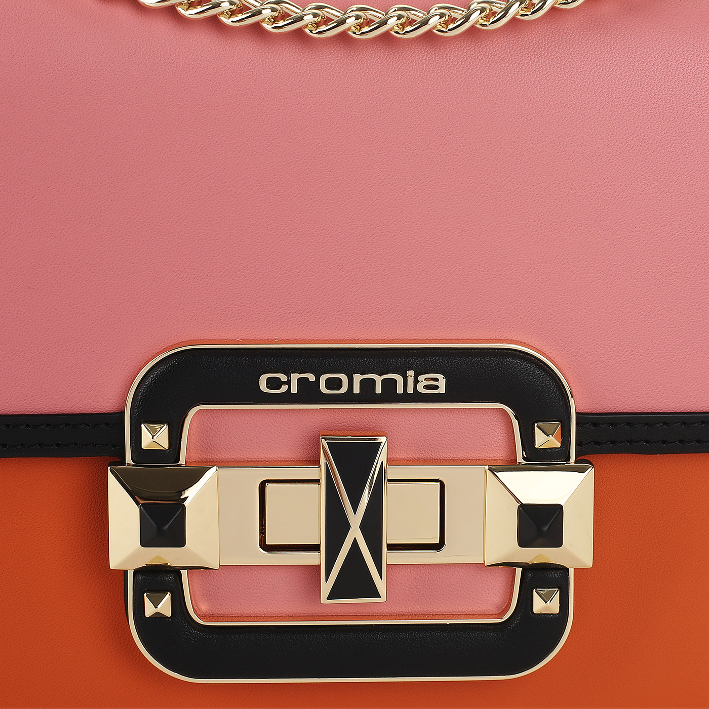Кожаная сумка с цепочкой Cromia It rayan