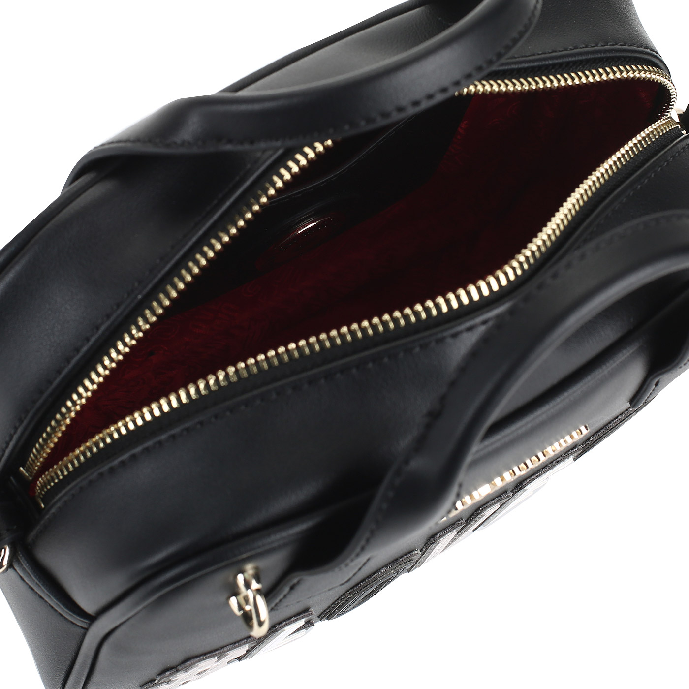 Сумочка с ручками и ремешком Love Moschino Girly Pom Pom